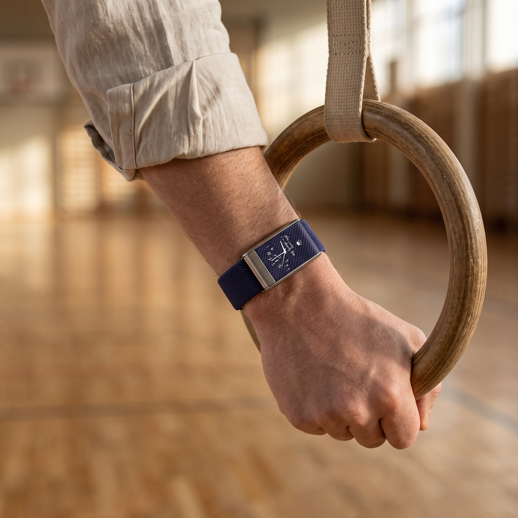 straprr-scene::being-late-blue 03-sport — Being late blue worn
